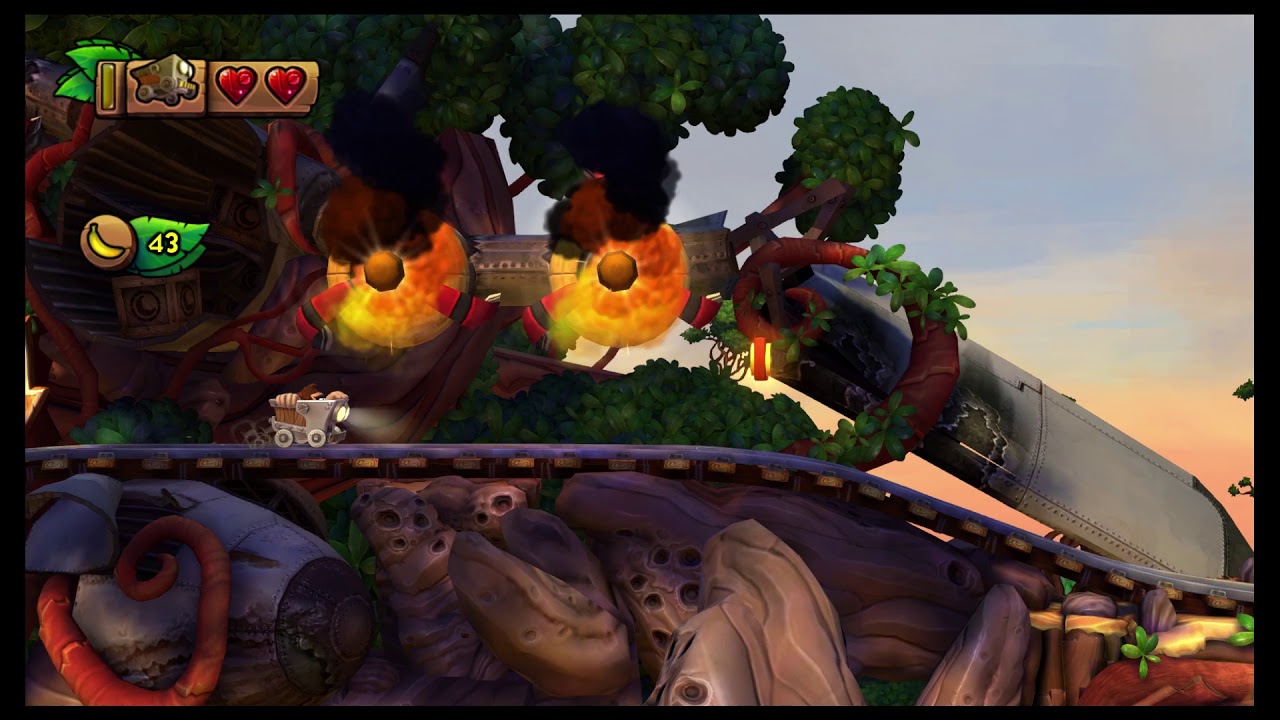 DKC: Tropical Freeze - 100% Walkthrough - Lost Mangrove 1-4 Trunk Twister (Only using DK)