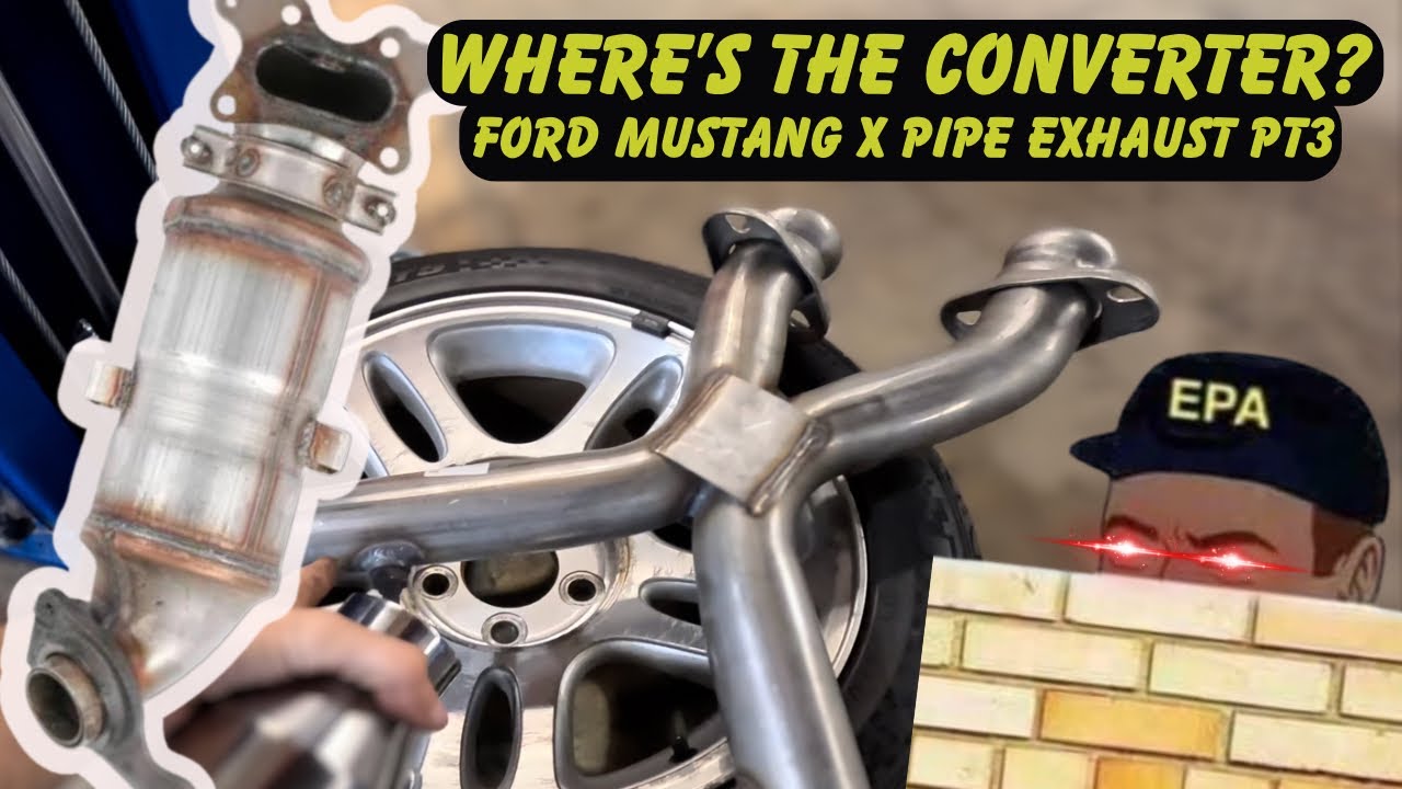 Выхлопная система Ford Mustang X-Pipe из нержавеющей стали 4.6 SOHC