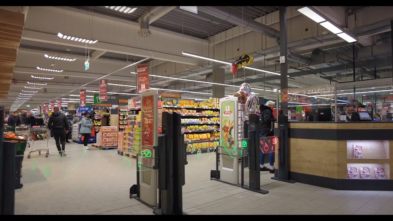 Kaufland is the German Grocery Store - Munich, Germany [4k Ultra HD 60fps ]