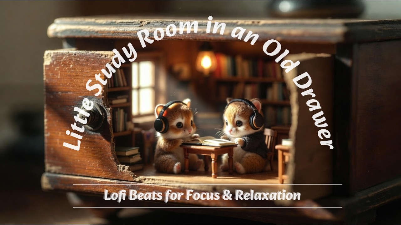 Little Study Room in an Old Drawer 🧸📚 Lofi Beats for Focus & Relaxation