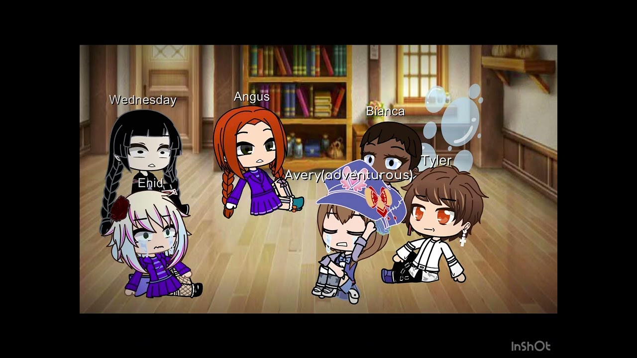 If Wednesday and her friends meet Future Tyler (My AU) (Mean Enid AU)(Wednesday)