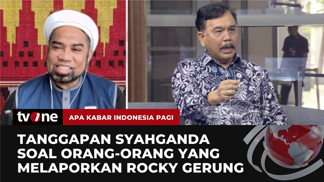 Ramai-ramai Laporkan Rocky Gerung Hina Jokowi, Syahganda: Penjilat! | AKIP tvOne