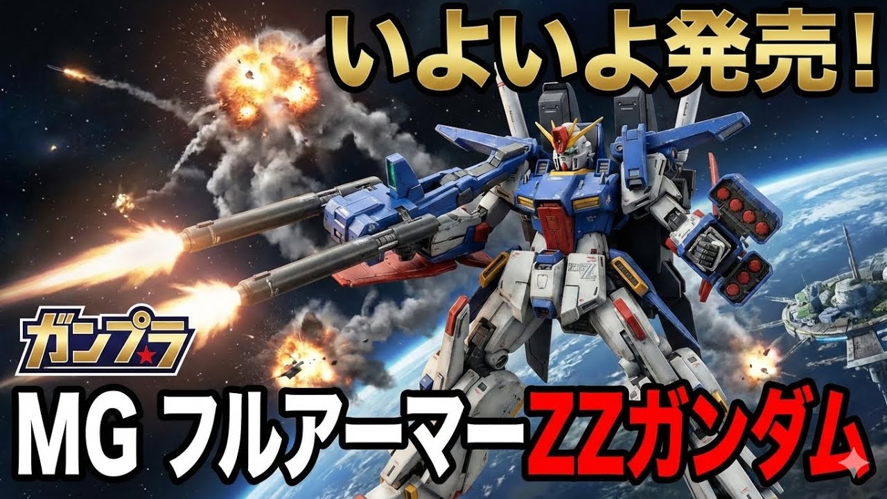 【ガンプラ】いよいよ発売　フルアーマーZZガンダム