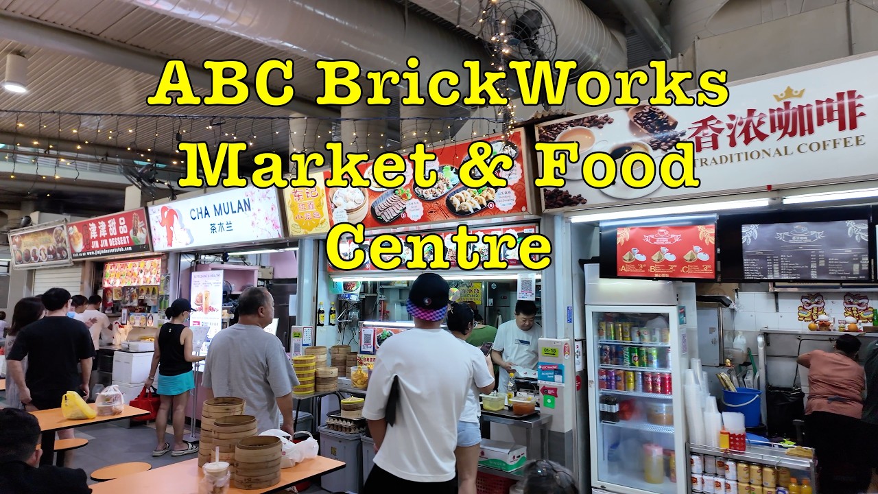 ABC BRICKWORKS Market & Food Centre Lunch Vlog #singapore #food #lunch #hawkercentre #foodcentre