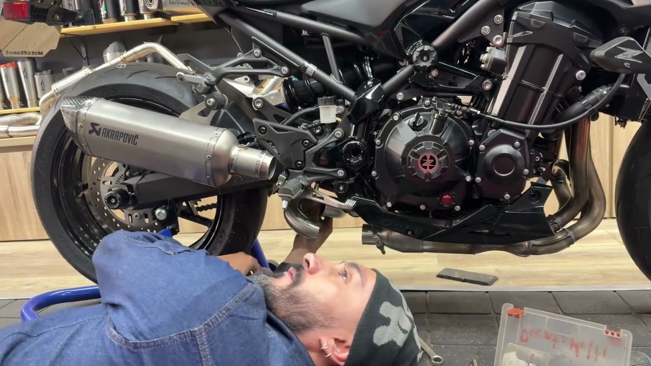 KAWAZAKI Z900  LINK PIPE ROTATIVO + ESCAPE EN TITANIO // UNO DE LOS MEJORES SONIDOS 