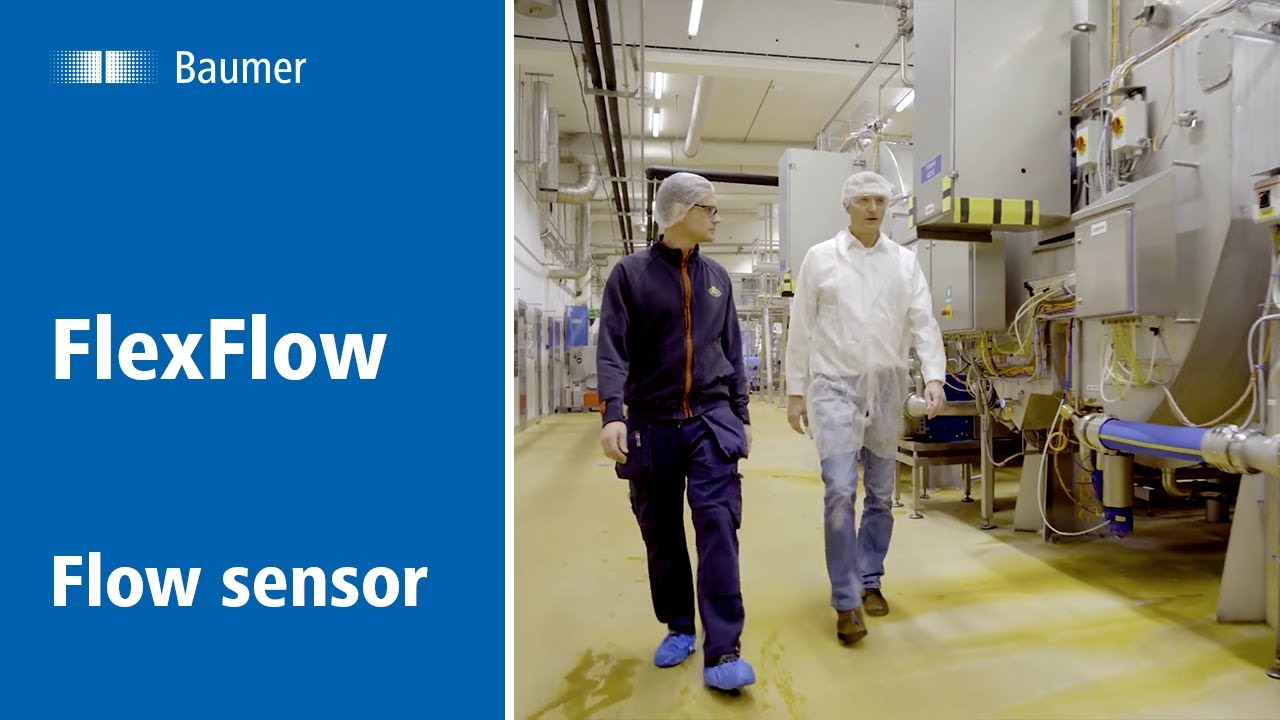 Baumer | Flow sensor FlexFlow | Efficient monitoring of flow velocity and temperature