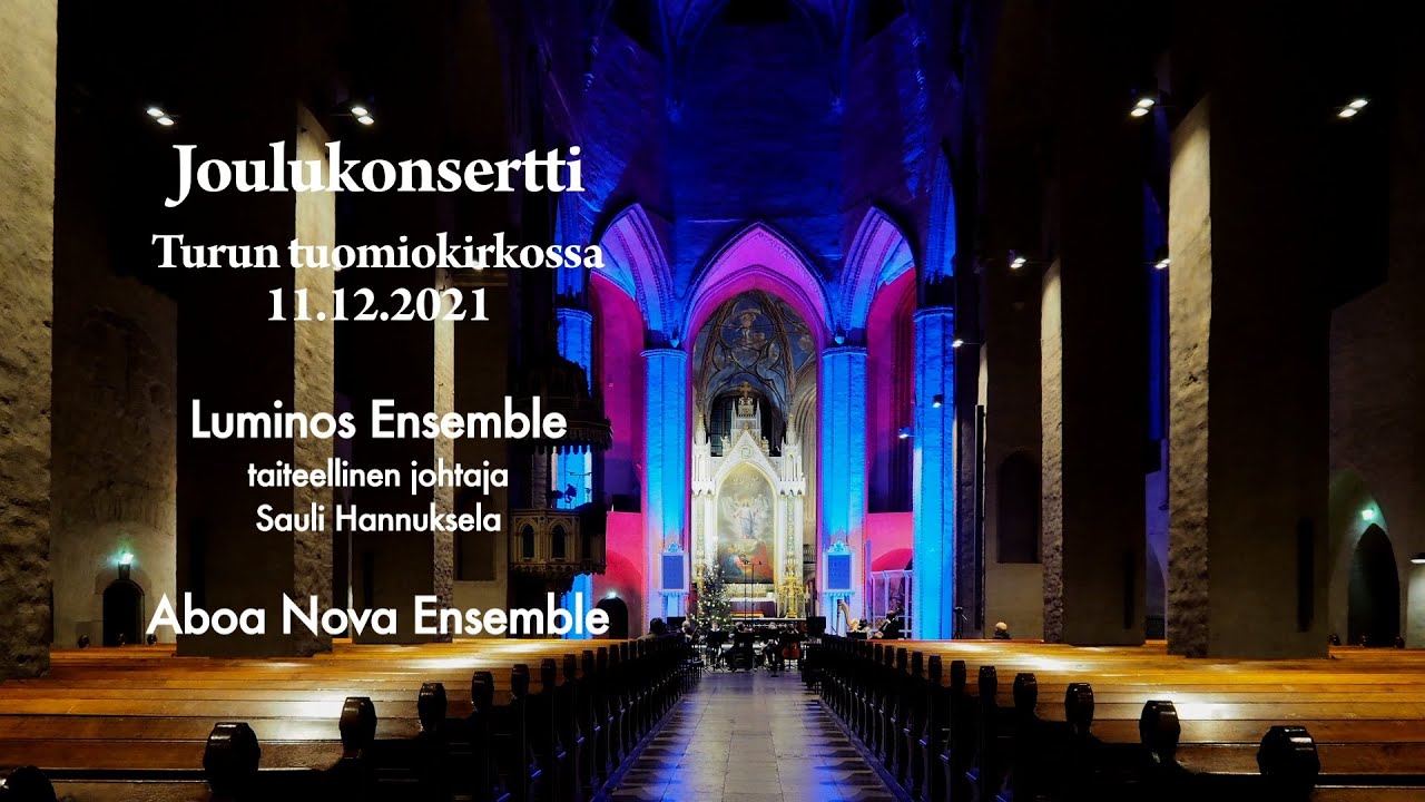 Joulukonsertti Turun tuomiokirkossa - Luminos Ensemble