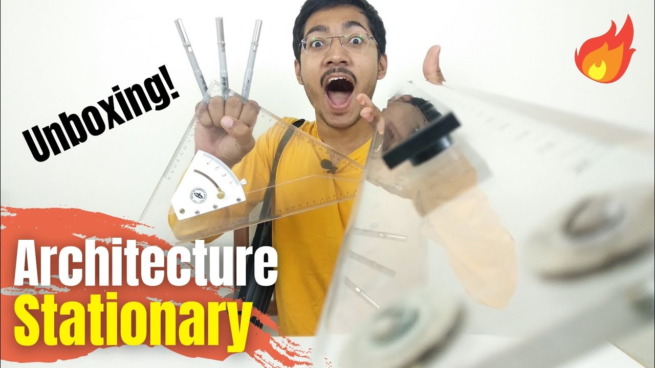Unboxing!! Architecture Stationary | Stationary for Architecture Students | Sachin Prajapat