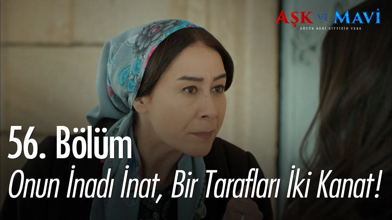 Onun inadı inat, bir tarafı iki kanat - Aşk ve Mavi 56. Bölüm