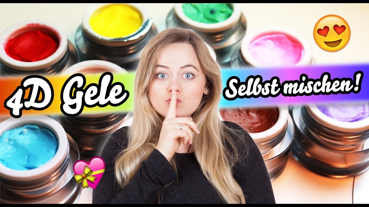 4D PLASTILIN GEL | Farben SELBST mischen❓ ❓ ❓  SO GEHTS❗️❗️❗️