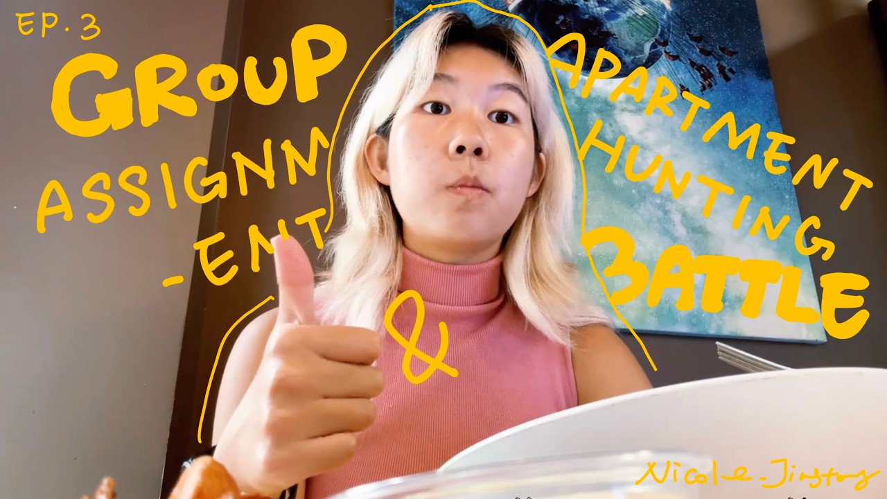 EP.3✨Daily life in CPH✨Group Assignment and Apartment-Hunting Battle in the first week