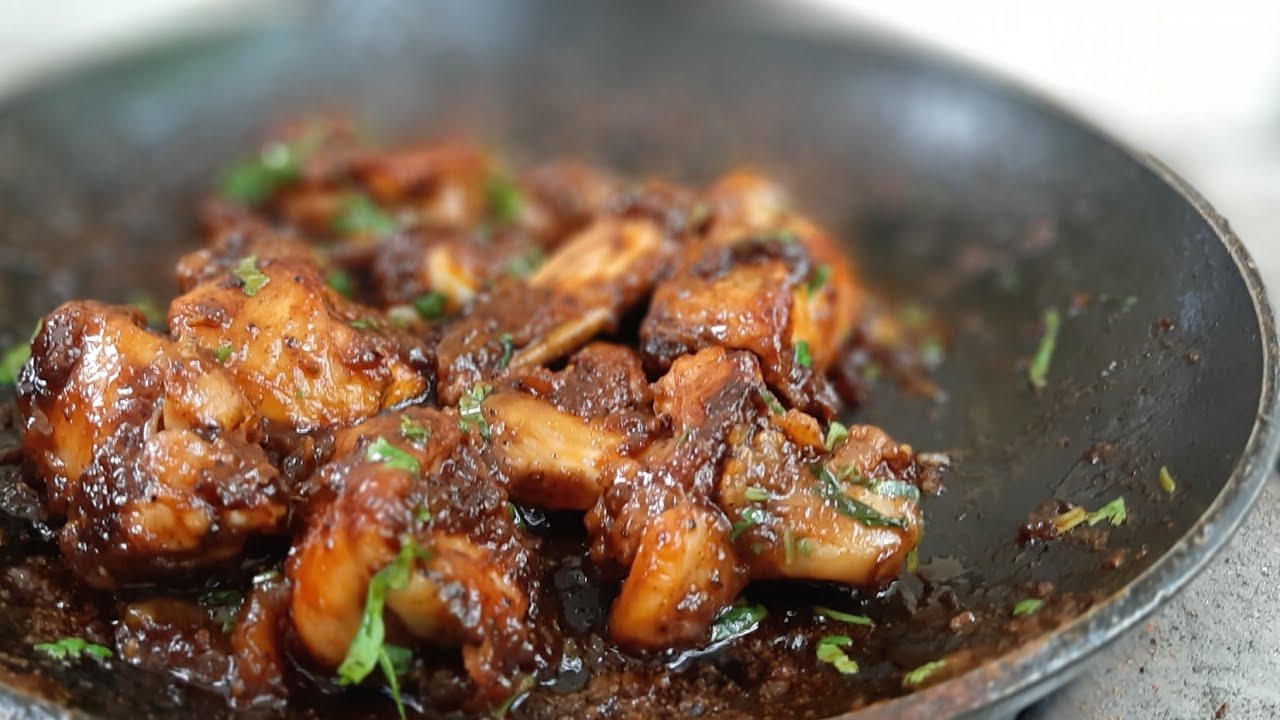 The Serbian honey chicken in rainy weather...