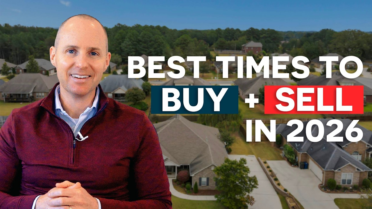 Лучшее время для покупки или продажи дома в 2026 году.