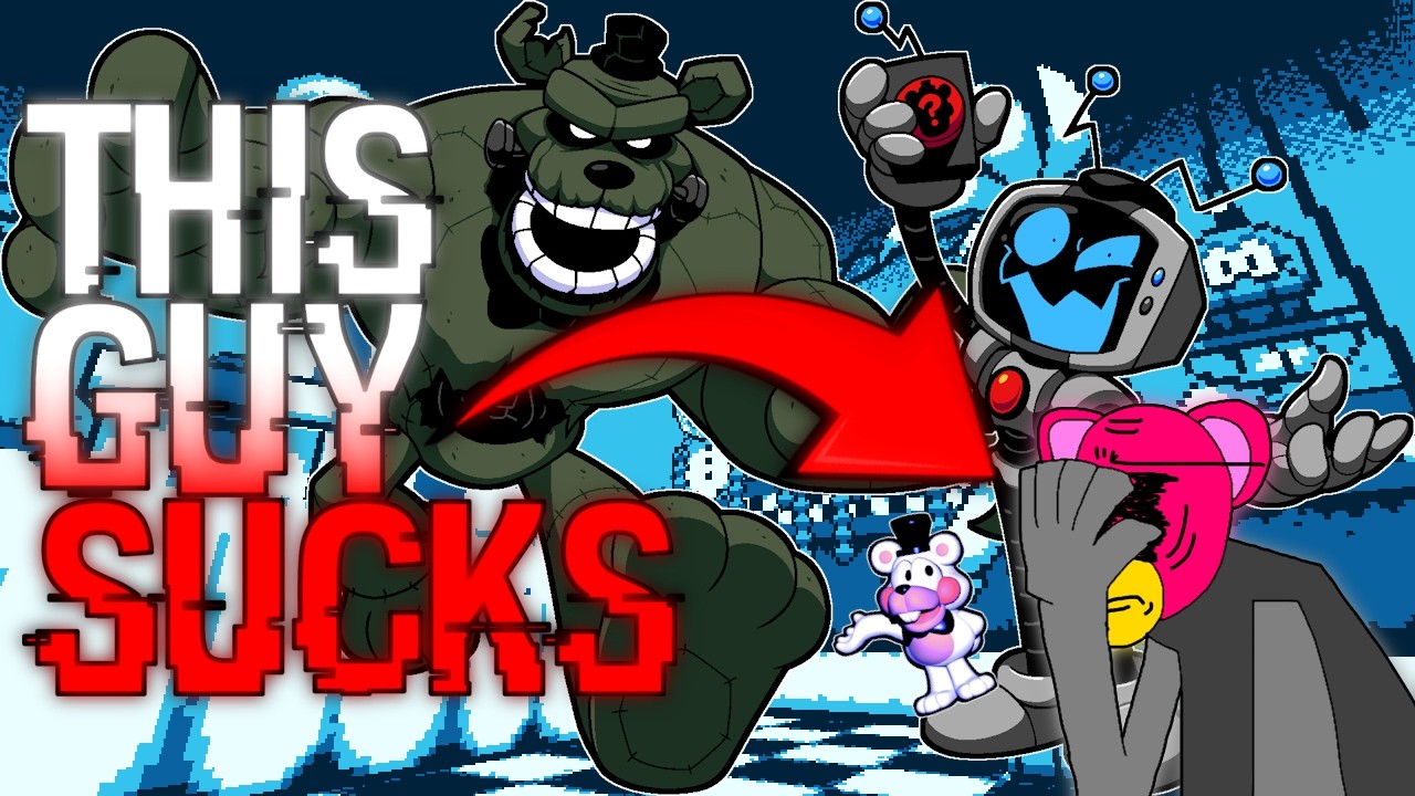 The WORST FNAF Five Nights at Frickbear's 3 Player to EVER Exist...