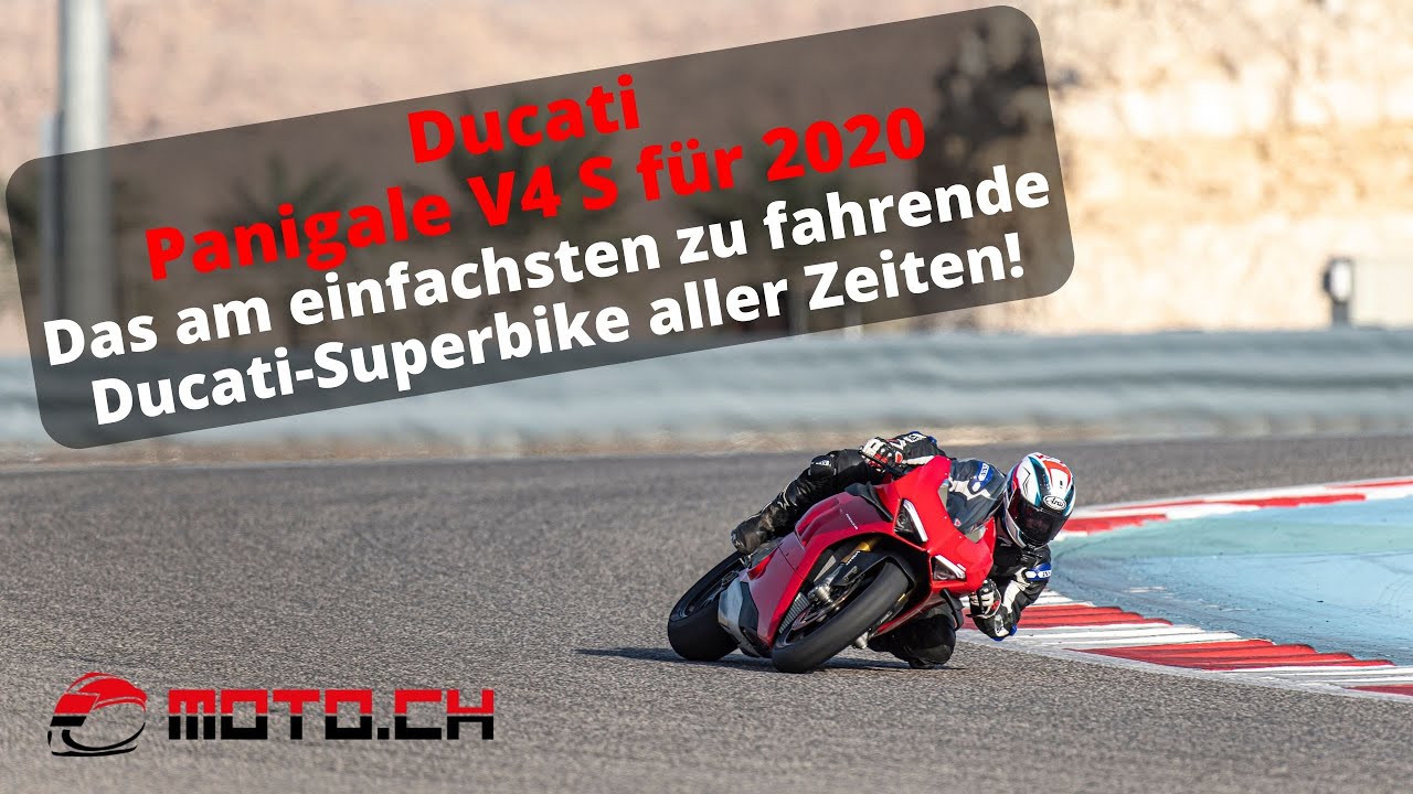 Die neue Ducati Panigale V4 S für 2020 im Test