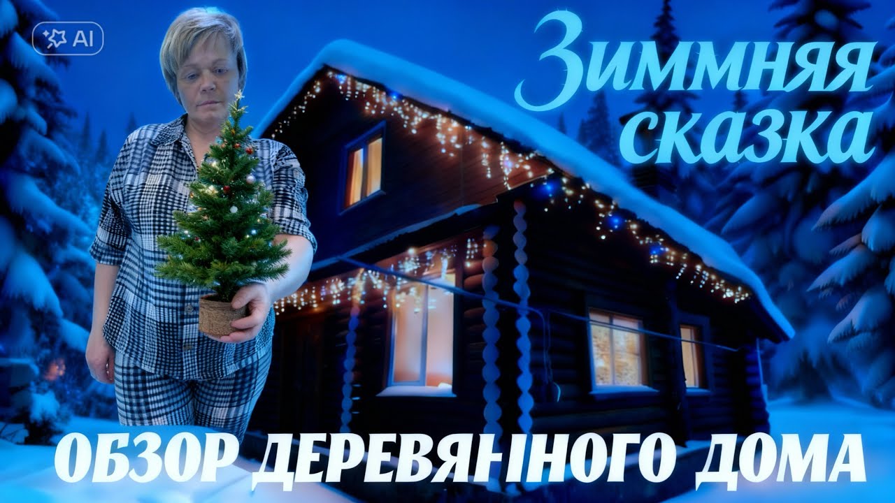 Полный обзор деревянного дома в деревне 