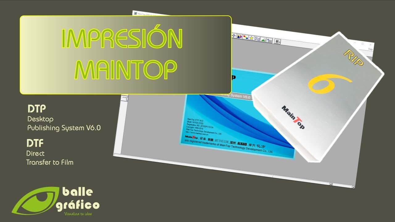 Impresion MainTop para una impresora DTF De MARC RAIN