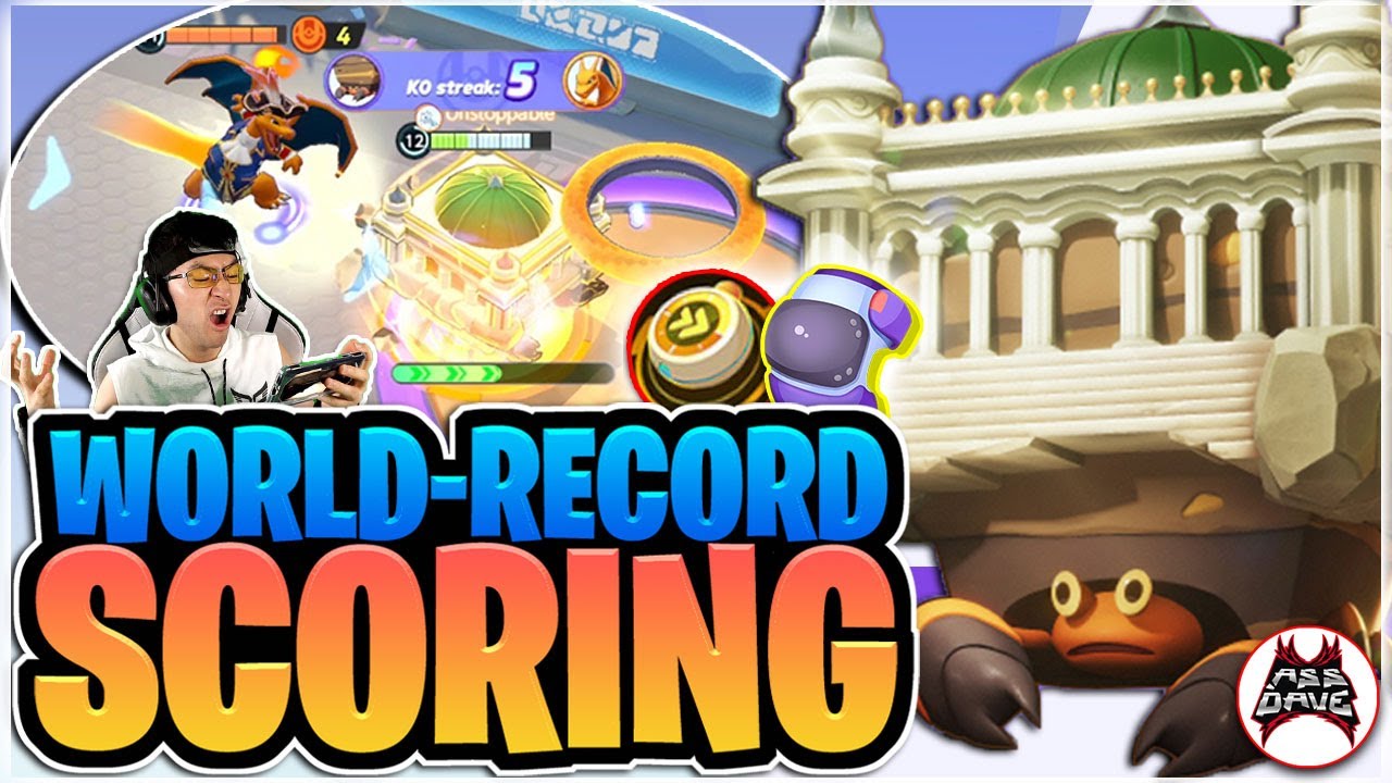 CRUSTLE *WORLD RECORD* SCORING BUILD | Pokemon UNITE