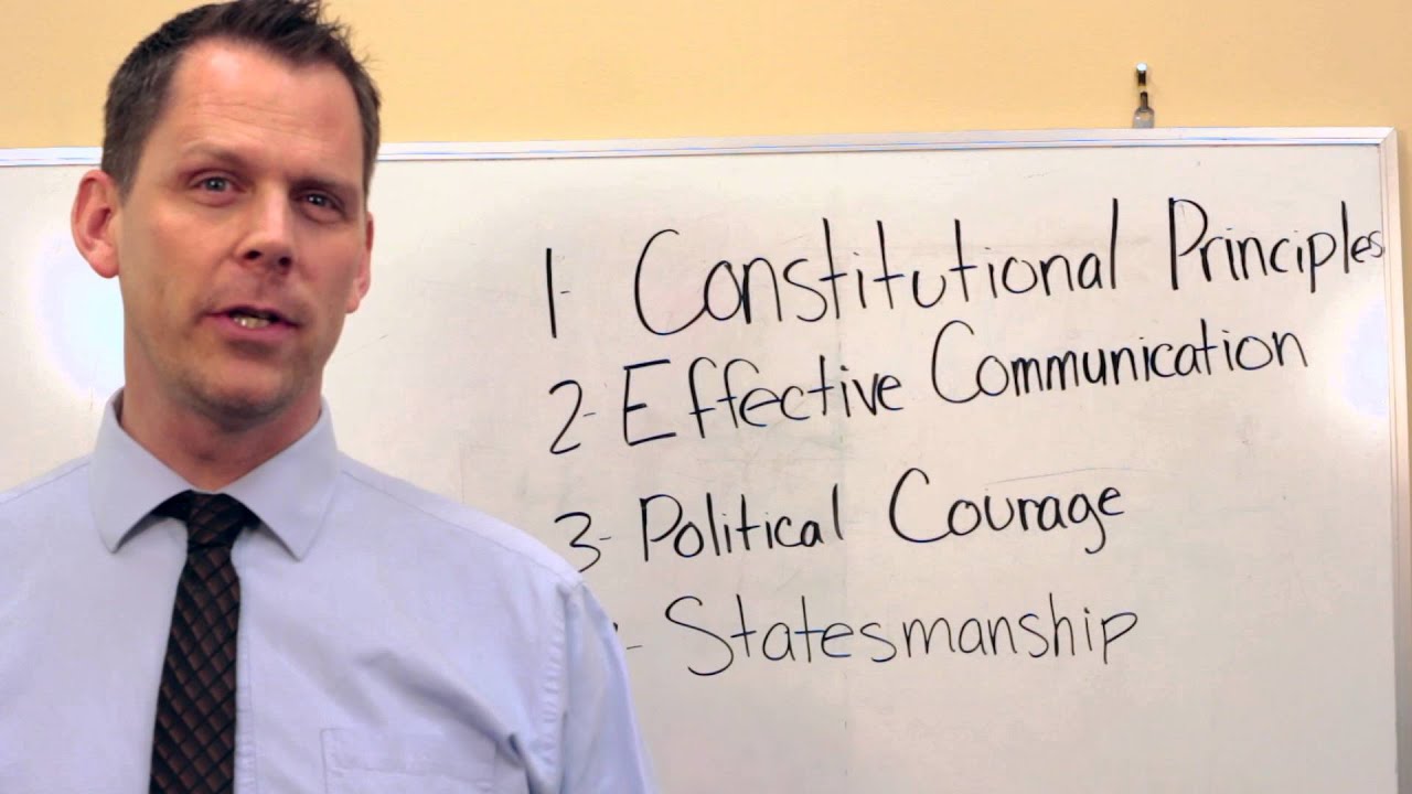 Principles of an Effective Legislator