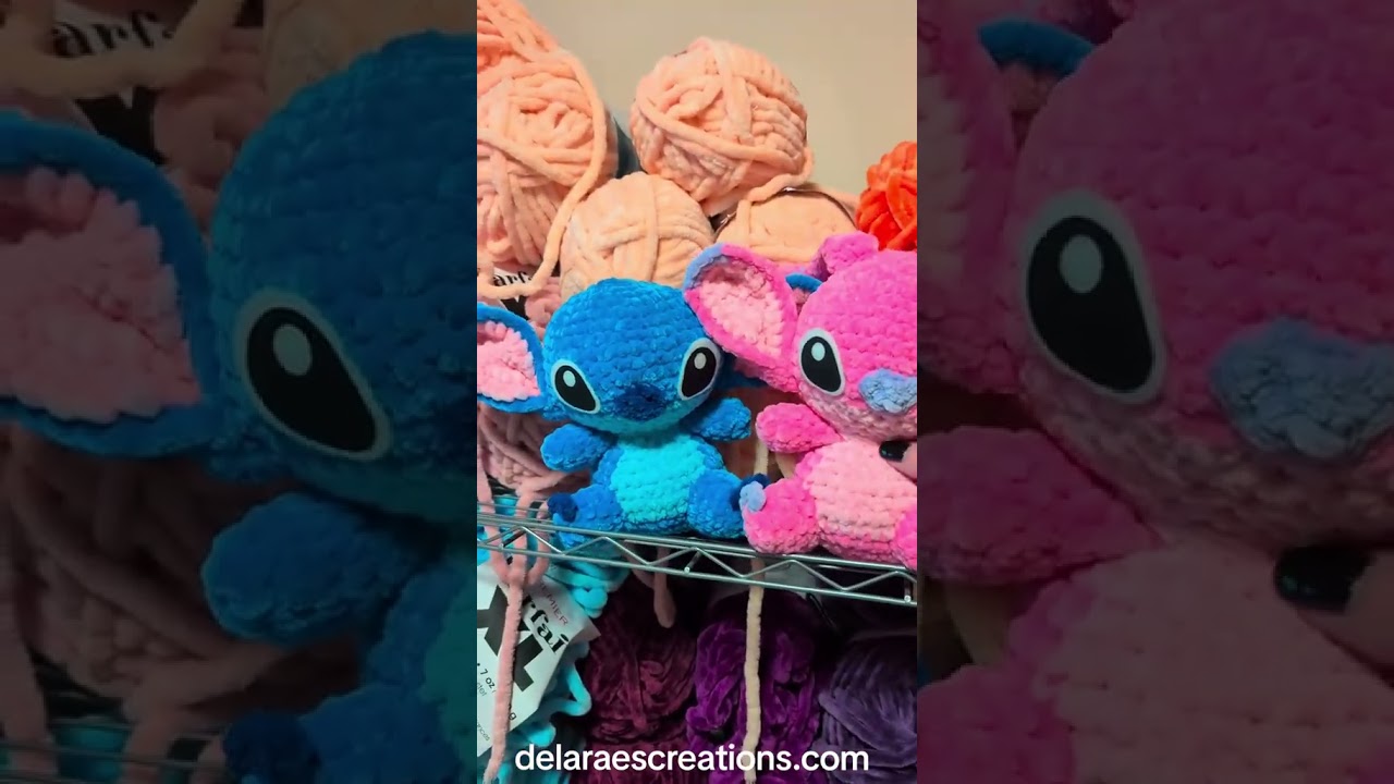 let's crochet Stitch a friend, Angel! #liloandstitch #stitch #disney #crochetwithme
