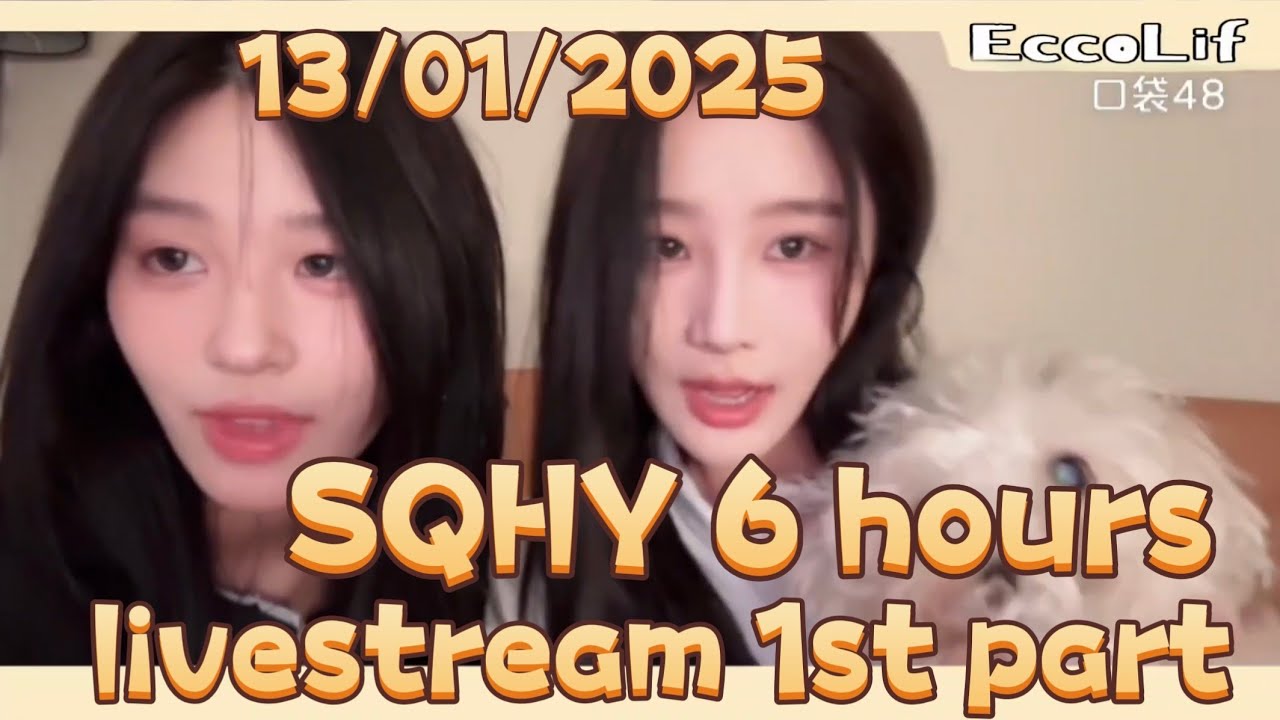 【SNH48】【AUTOSUB】Wang yi and Zhou shiyu SQHY livestream 6 hours 1st Part｜王奕&周诗雨 诗情画奕双人6小时直播P1