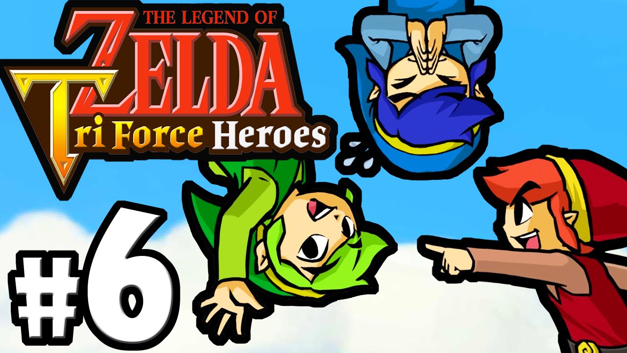 The Legend of Zelda Triforce Heroes PART 6 Gameplay Walkthrough Online Co-Op (Legendary Dress) 3DS
