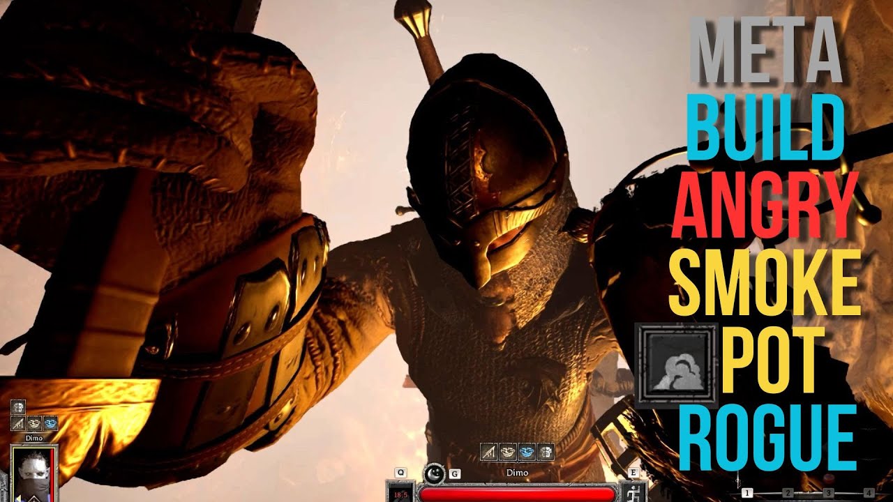 Dark and Darker Meta Build Aggressive Smoke Pot Rogue
