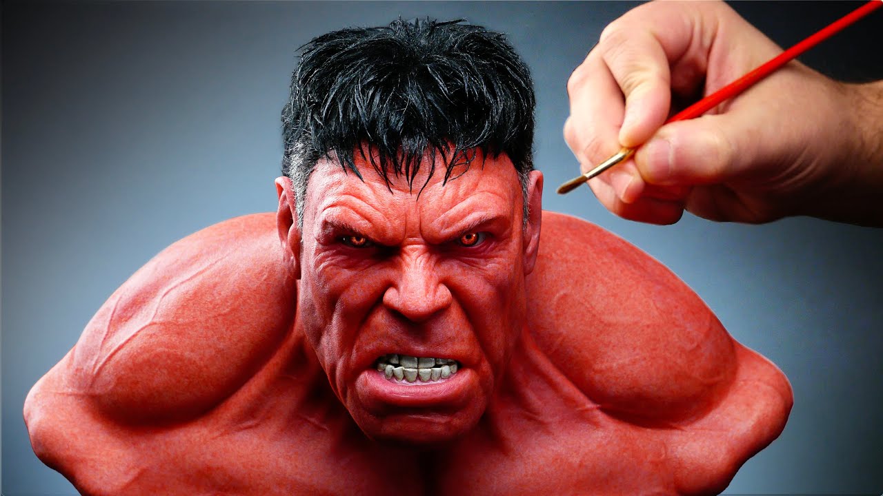 Red Hulk Sculpture Timelapse - Captain America: Brave New World