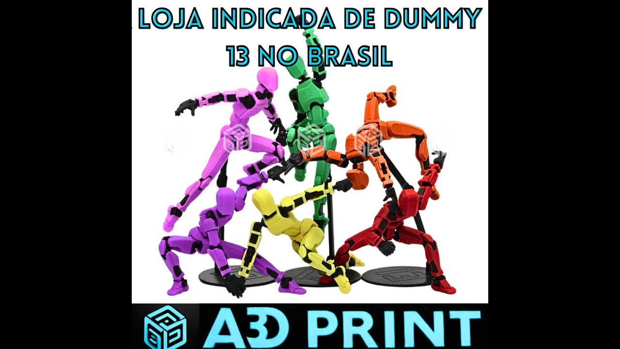 Montagem Boneco Articulado Dummy 13