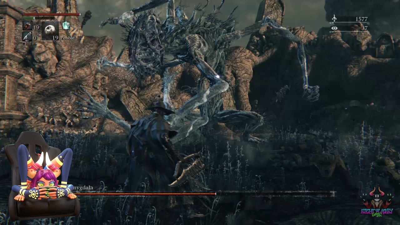 Fighting The Monster Of The Nightmare Realm - Aniliade Play's Bloodborne VS Amygdala #bossfight