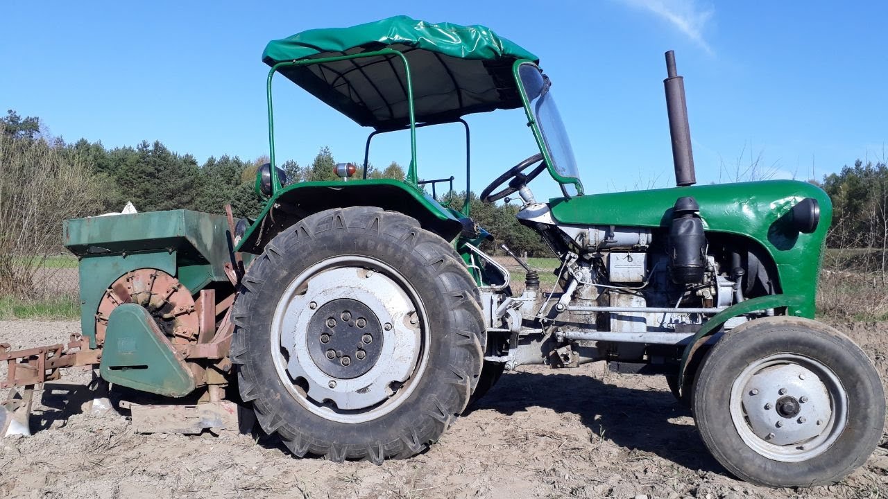 Sadzenie ziemniaków 2023 Ursus C-328 Ciapek 1965r sadzarka czeska
