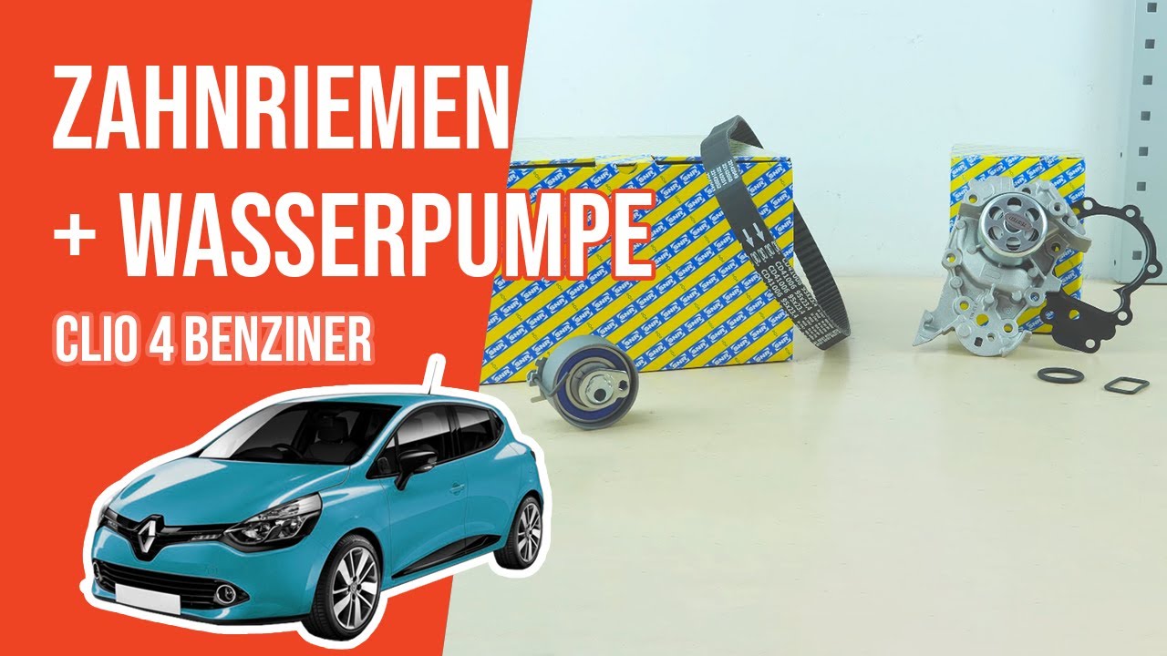 Zahnriemenwechsel mit Wasserpumpe Clio 4 1.2 16V 🚗