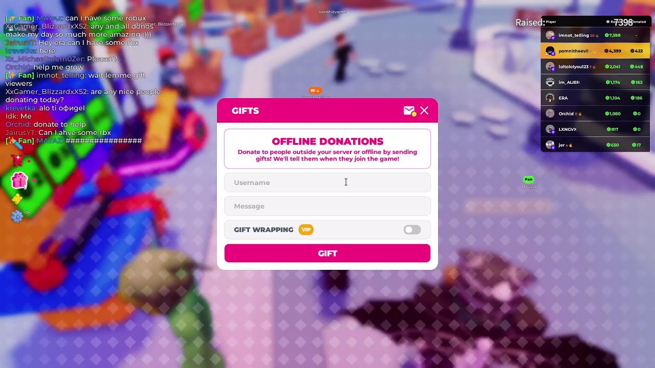 Pls donate Roblox