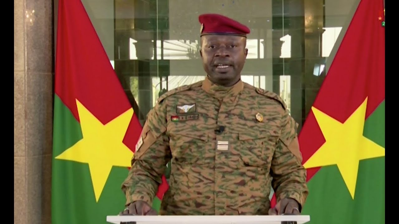 Coup d'Etat :Premier discours du Lieutenant-colonel Paul Henri Damiba, nouveau président du Faso.