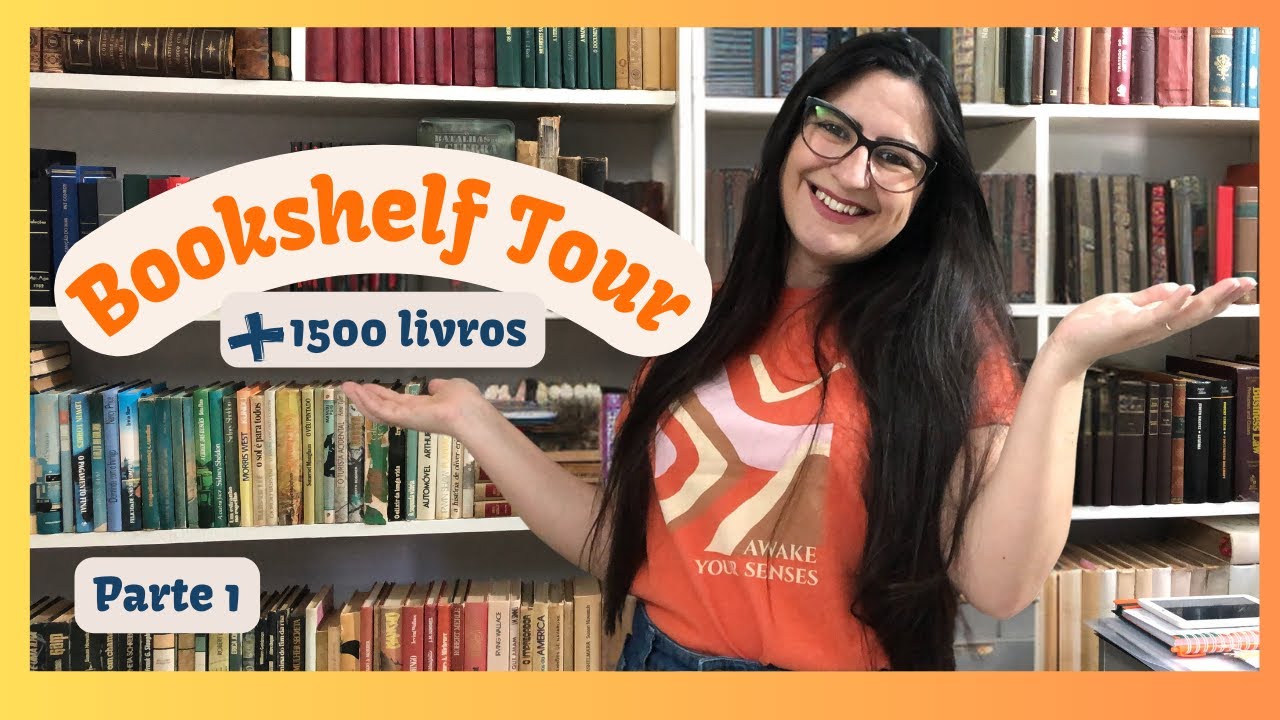 BOOKSHELF TOUR 2024 (1ª Parte) | Todos os livros da minha biblioteca!
