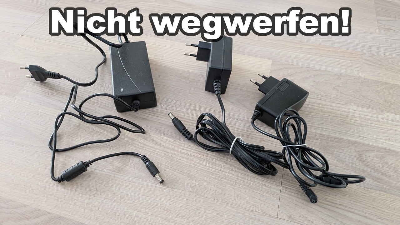 Nicht wegwerfen! Behalte deine alten Netzteile aus diesem Grund