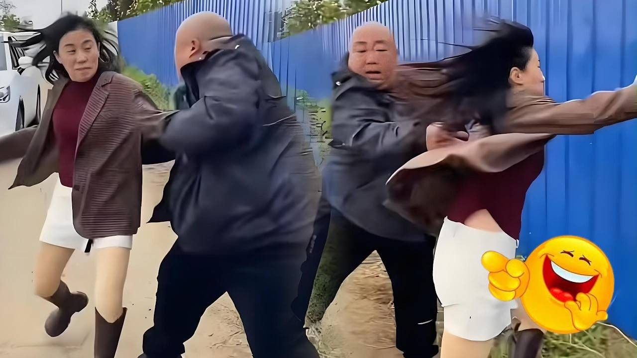 That car was wrecked! Luckily, I saved the beautiful woman!