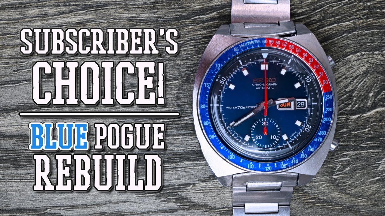Viewer Poll Winner: A 1971 Seiko Blue Pogue With Critical Problems Repaired