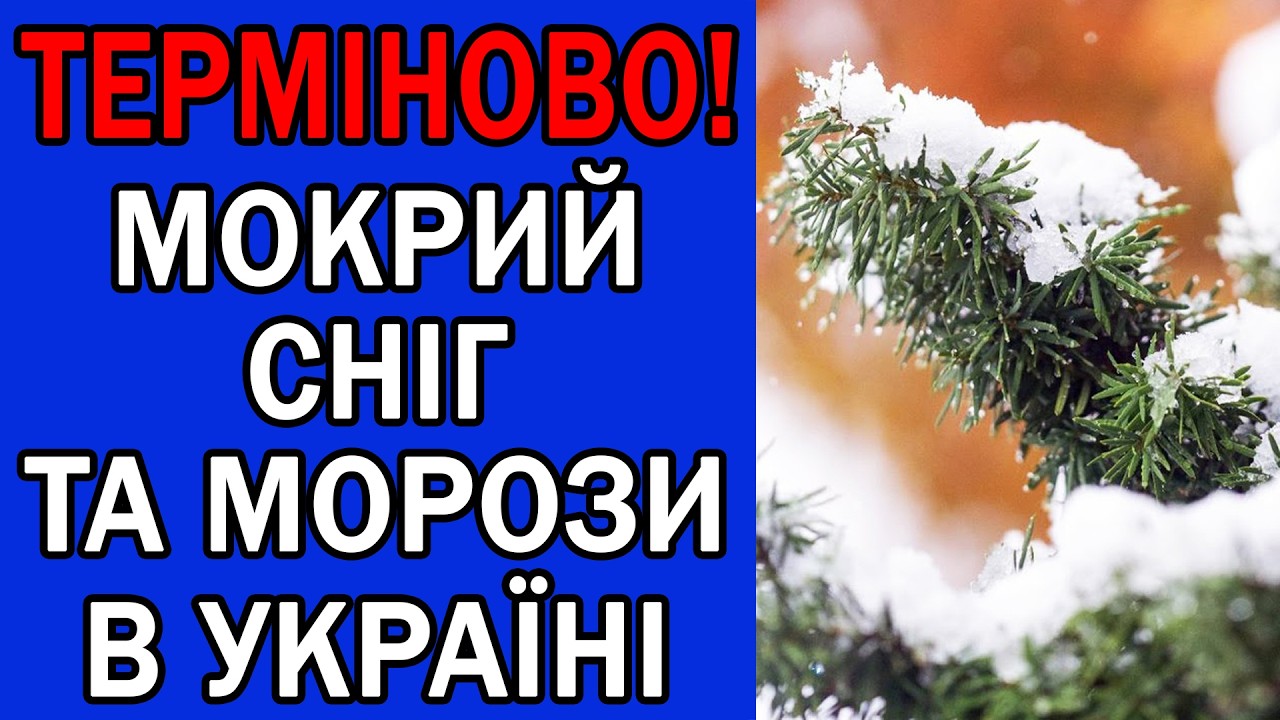 МОРОЗИ ТА СНІГ ПОВЕРНУТЬСЯ ДО ТАКИХ ОБЛАСТЕЙ... : ПОГОДА НА ЗАВТРА