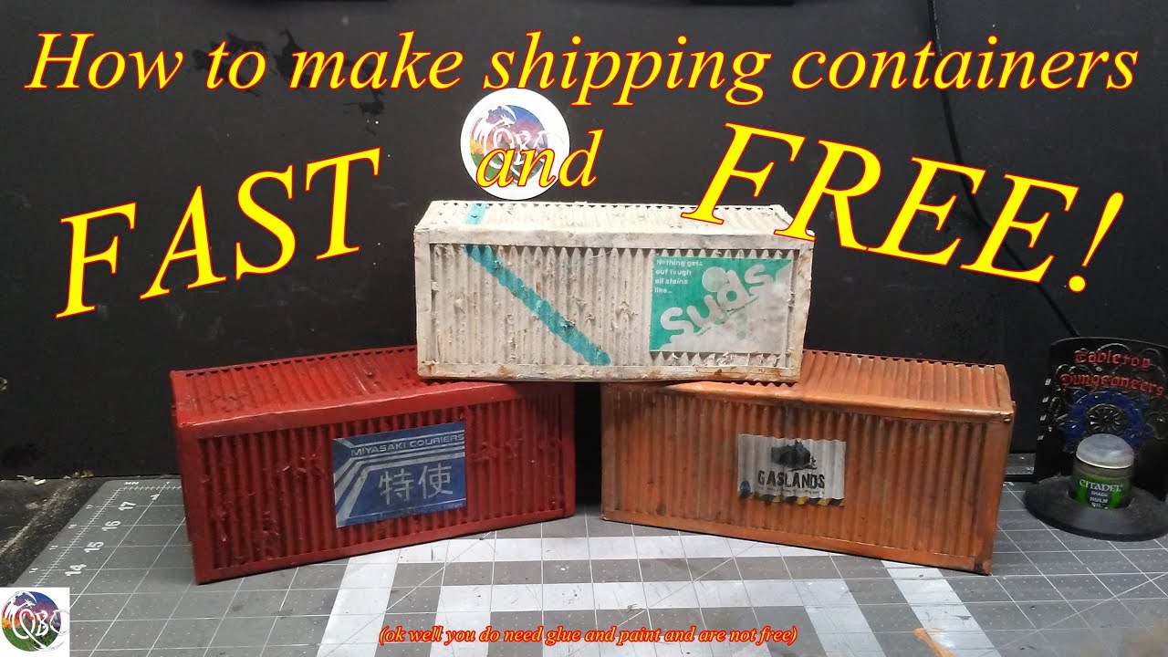 How to make shipping containers FREE