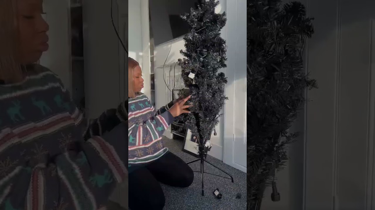 Christmas tree set up | @Keepingupwithsophie | Wilko pre-lit  Christmas tree