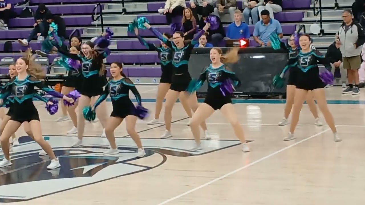 Selina and her dance team in basketball halftime show  -  February  4th 2026