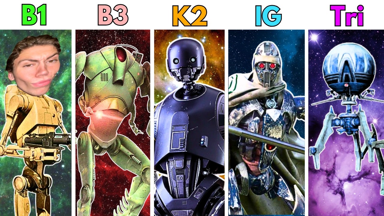 45 BATTLE DROID Variants in Star Wars EXPLAINED in Detail