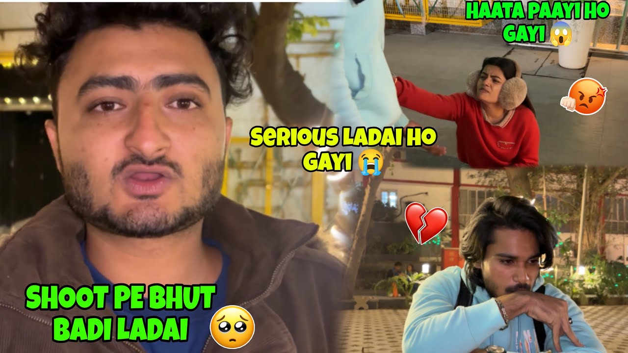 Serious Ladai Ho Gayi 😰| Aaj Shoot Pe 😢| Appu Or Sameer Bhai Ke Bech Huyi Haata Paaye 😱| 