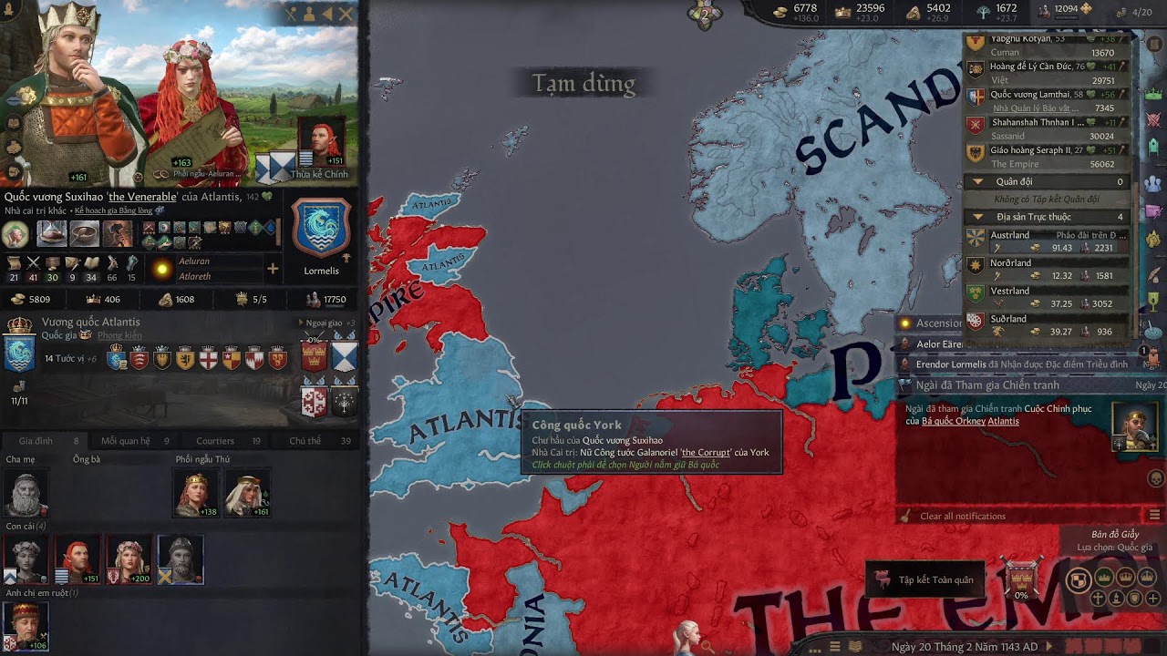 Crusader Kings III - Biên Niên Sử Các Chủng Tộc - # Hồi 5