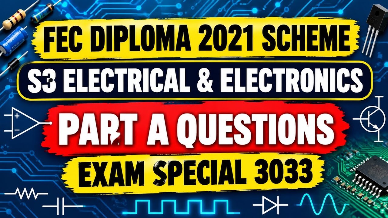 FEC  S3EEE  diploma. Exam special part 1 