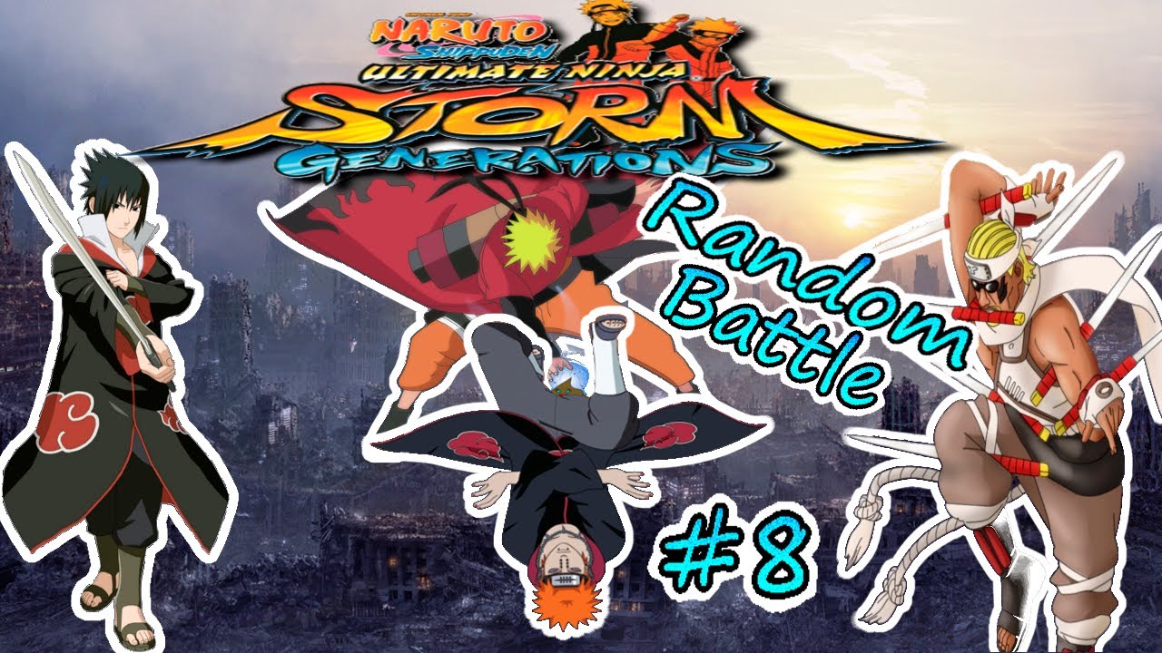Naruto Ultimate Ninja Storm Generations - Random Battle #8 ¡Rasenshuriken!