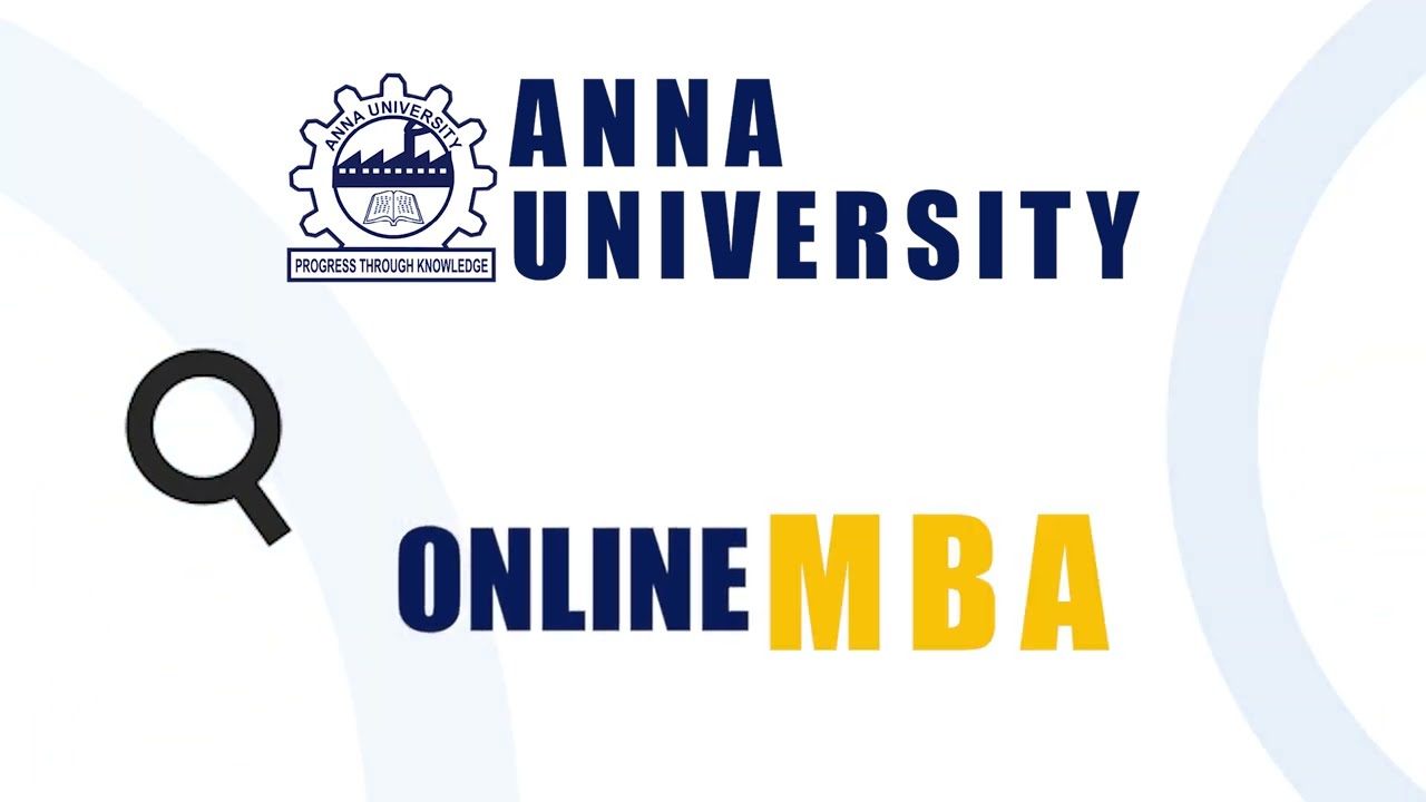 Anna University online MBA programme