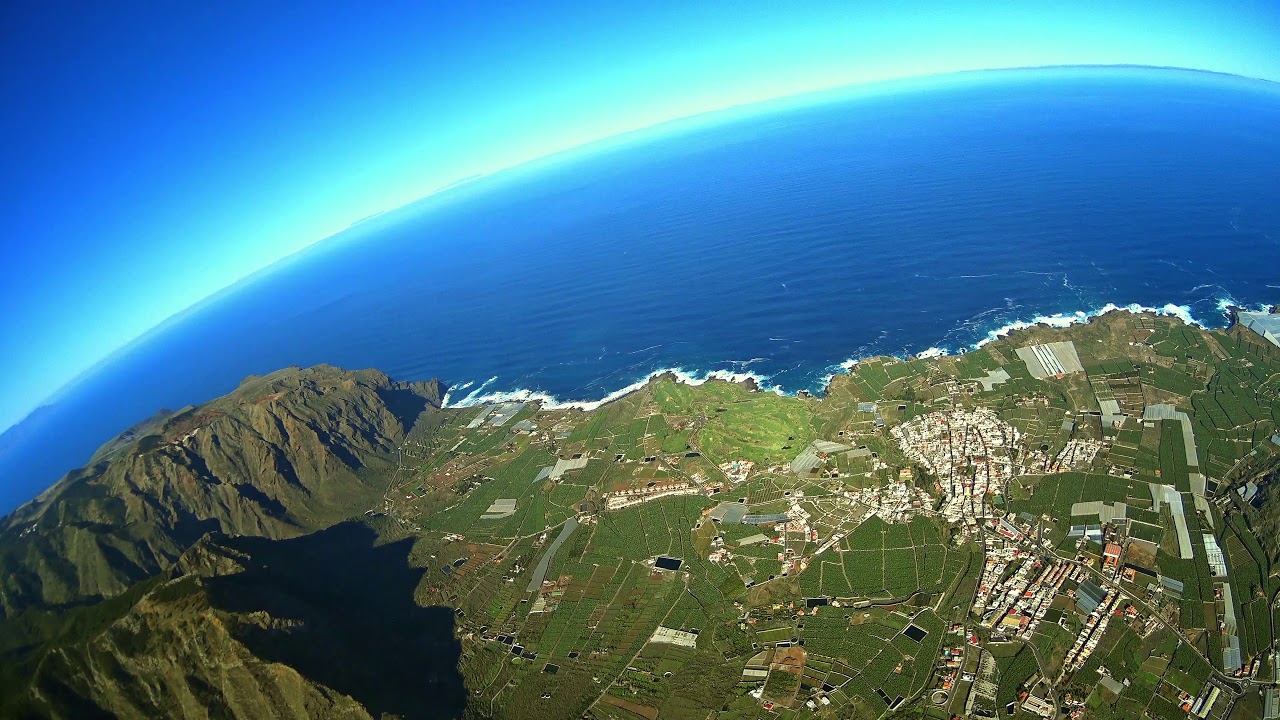 VSC - La Isla Baja, costa verde y volcán - Paisajes de Tenerife 4K