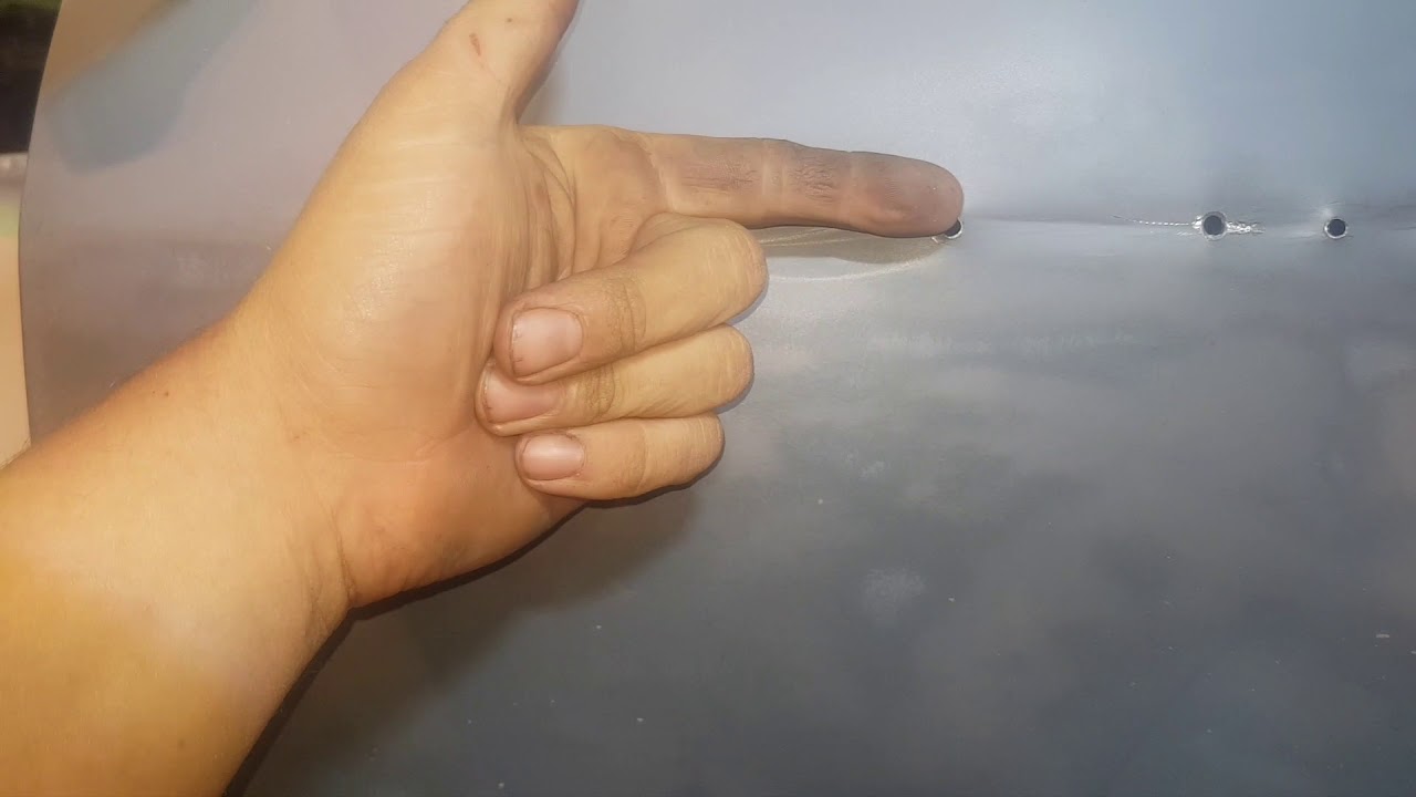 Pulling out dings with a cheap Slide hammer and self drilling screws